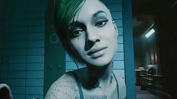 Играть Cyberpunk 2077 V занимается сексом с Джуди Альварес