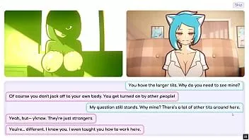 Oynat Nicole riskli iş [hentai oyunu pornplay] ep.6 büyük bir yapay penis emerken kamerada yüzünü gösteriyor
