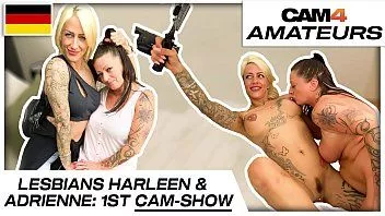 Redare Harleen van hynten și adrienne se sărută: distracție sexuală lesbiană obraznică cu 2 cățele nevoiașe! cam4.com
