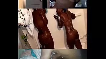 Play Bunch of ebony big booty small waist african american ghetto hood bitches